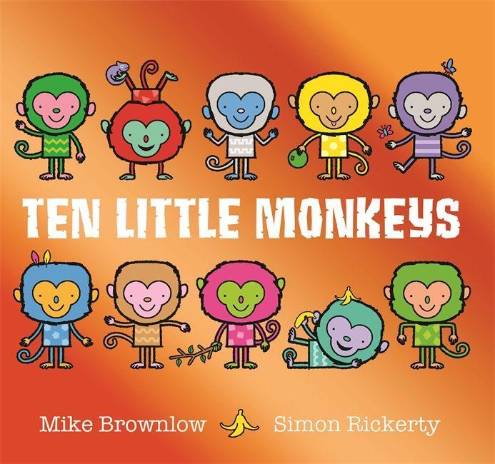 Książka Ten Little Monkeys BROWNLOW  MIKE