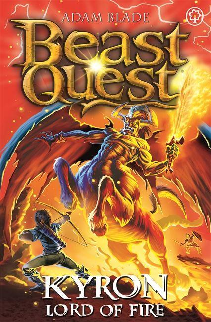 Kniha Beast Quest: Kyron, Lord of Fire BLADE  ADAM