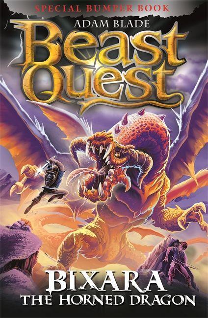 Kniha Beast Quest: Bixara the Horned Dragon BLADE  ADAM