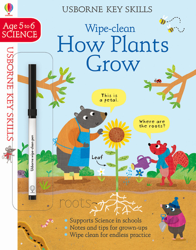 Book Wipe-Clean How Plants Grow 5-6 Hannah Watson