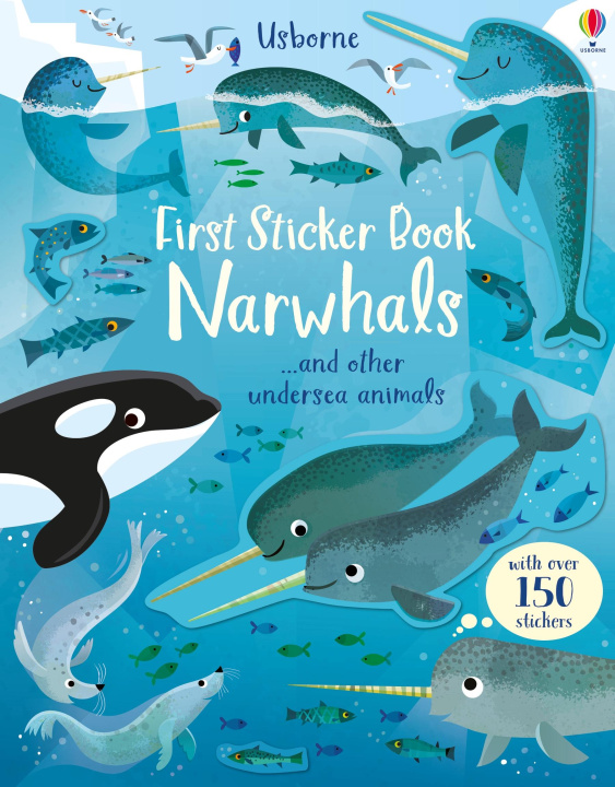 Kniha First Sticker Book Narwhals HOLLY BATHIE