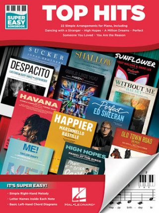 Könyv Top Hits - Super Easy Songbook Hal Leonard Corp