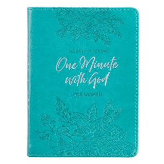 Book Devotional Luxleather One-Minute with God for Women 
