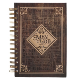 Книга Journal Wirebound Large Man of God 