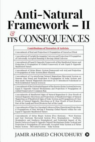 Book Anti-natural Framework - II & Its Consequences Jamir Ahmed Choudhury