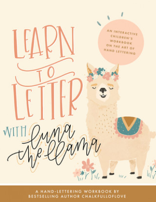 Carte Learn to Letter with Luna the Llama CHALKFULLOFLOVE