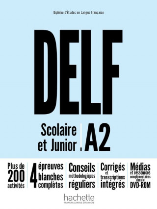 Carte DELF A2 SCOLAIRE ET JUNIOR + DVD MOUS