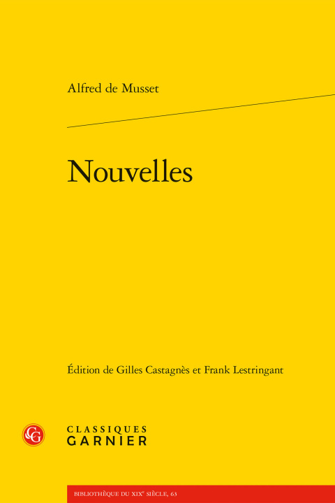 Könyv Nouvelles Alfred De Musset