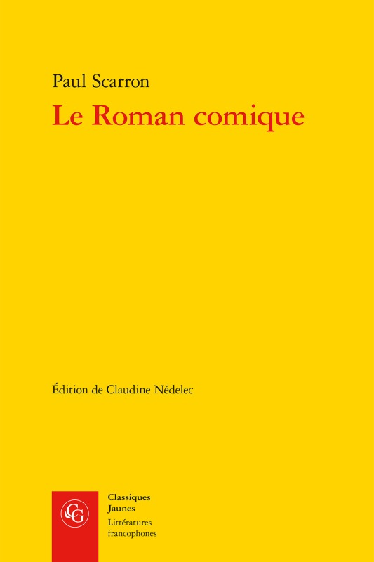 Kniha Le Roman Comique Paul Scarron