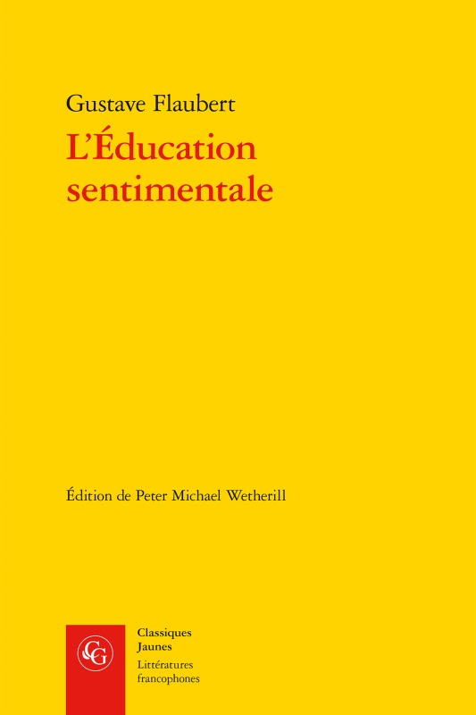 Book L'Education Sentimentale: Histoire d'Un Jeune Homme Gustave Flaubert