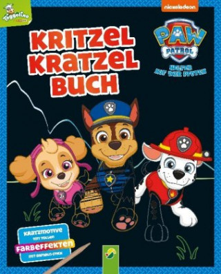 Книга PAW Patrol Kritzel-Kratzel-Buch für Kinder ab 5 Jahren 