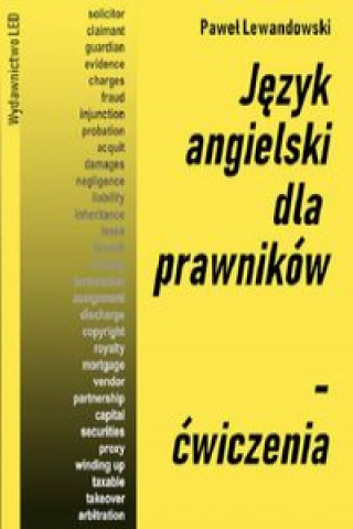 Könyv Język angielski dla prawników Ćwiczenia Lewandowski Paweł