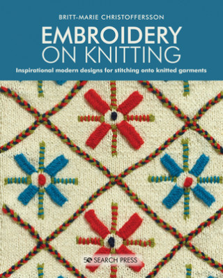Book Embroidery on Knitting 