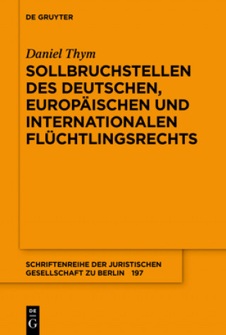 Carte Sollbruchstellen Des Deutschen, Europaischen Und Internationalen Fluchtlingsrechts Daniel Thym