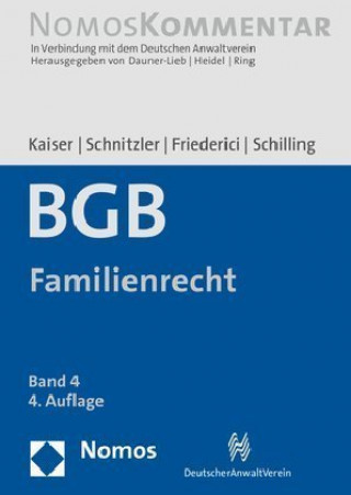 Kniha Bürgerliches Gesetzbuch: Familienrecht 04 Klaus Schnitzler