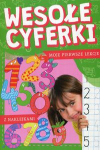 Книга Wesołe cyferki z naklejkami Porębski Stanisław