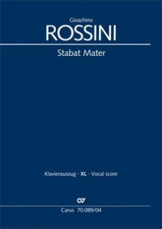 Book Stabat Mater (Klavierauszug XL) Gioachino Rossini