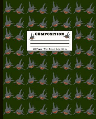 Carte Composition: 100 Pages Wide Ruled 7.5 x 9.25 inch Screaming Monkey Notebooks