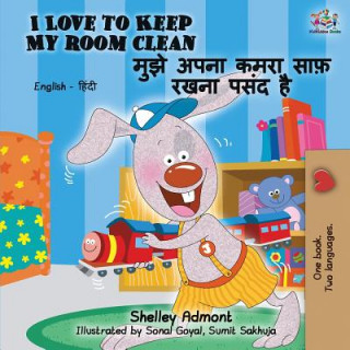 Buch I Love to Keep My Room Clean (English Hindi Bilingual Book) Kidkiddos Books