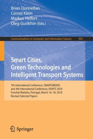 Libro Smart Cities, Green Technologies and Intelligent Transport Systems Oleg Gusikhin