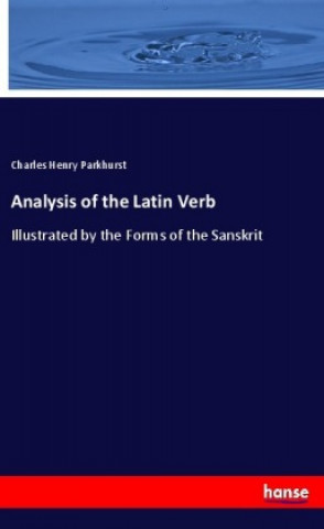 Książka Analysis of the Latin Verb Charles Henry Parkhurst