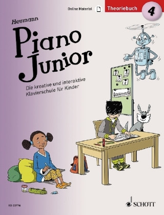 Kniha Piano Junior: Theoriebuch 4 Leopé