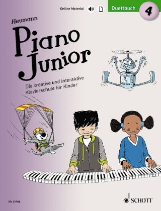 Carte Piano Junior: Duettbuch 4 Leopé