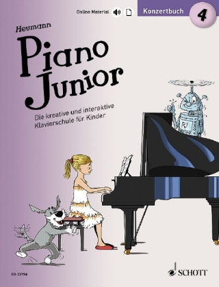 Kniha Piano Junior: Konzertbuch 4 Leopé