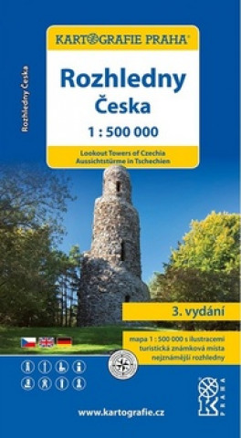 Materiale tipărite Rozhledny Česka 1:500 000 