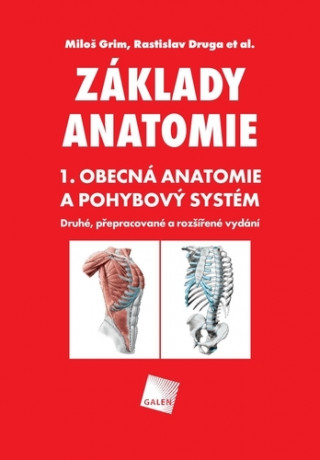 Kniha Základy anatomie 1 - Obecná anatomie a pohybový systém Miloš Grim