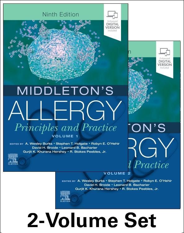 Knjiga Middleton's Allergy 2-Volume Set A WESLEY BURKS