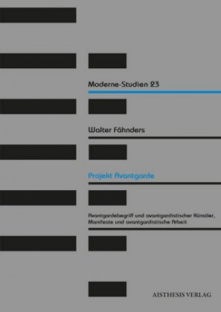 Book Projekt Avantgarde Walter Fähnders
