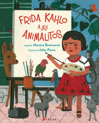 Kniha Frida Kahlo a její animalitos Monica  Brown