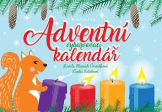 Könyv Adventní vybarvovací kalendář Lenka Velebová