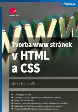 Könyv Tvorba www stránek v HTML a CSS Marek Laurenčík