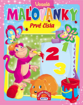 Book Veselé maľovanky Prvé čísla Zuzana Jánošíková