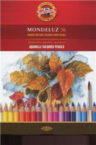 Papírenské zboží Koh-i-noor pastelky MONDELUZ akvarelové souprava 36 ks v papírové krabičce 