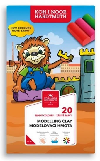 Papírenské zboží Koh-i-noor modelovací hmota/modelína 20 ks 