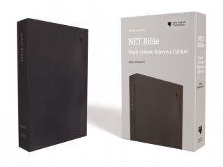 Carte NET Bible, Single-Column Reference, Leathersoft, Black, Comfort Print 
