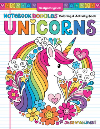 Книга Notebook Doodles Unicorns 