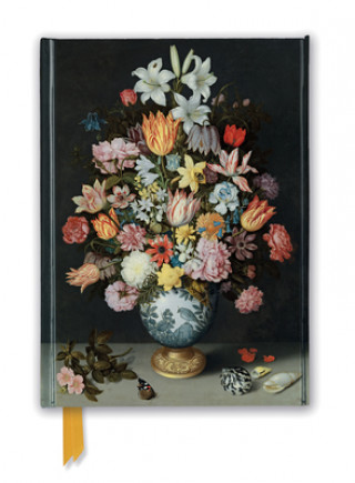 Kalendarz/Pamiętnik National Gallery: Bosschaert the Elder - Still life of Flowers (Foiled Journal) 