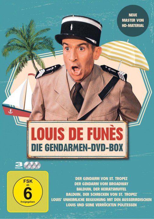 Видео Louis de Funes - Gendarmen DVD Box Louis de Fun?s