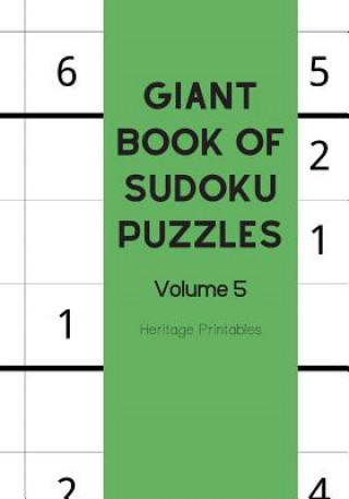 Knjiga Giant Book of Sudoku Puzzles Volume 5 Heritage Printables