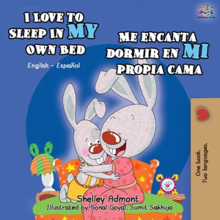 Könyv I Love to Sleep in My Own Bed Me encanta dormir en mi propia cama Kidkiddos Books