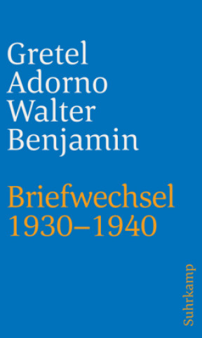 Könyv Briefwechsel 1930-1940 Walter Benjamin