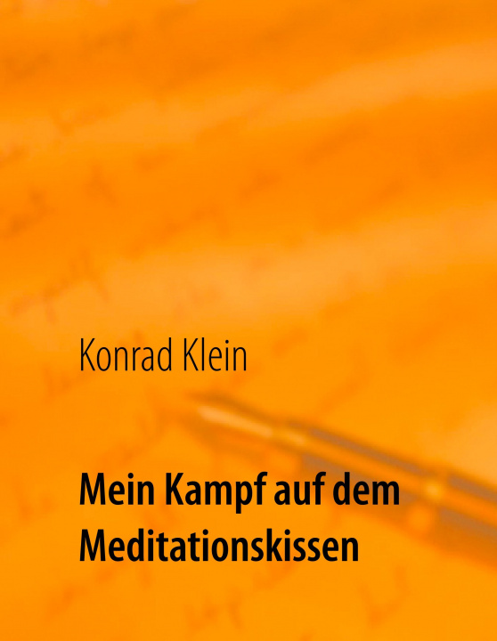Carte Mein Kampf auf dem Meditationskissen Klein Konrad