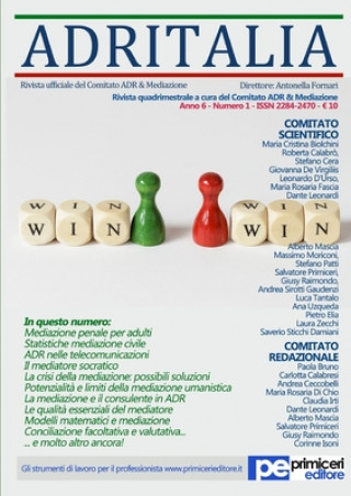 Kniha ADR Italia (Numero 1/2019) ANTONELLA FORNARI