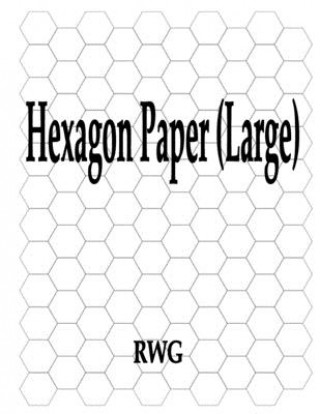 Knjiga Hexagon Paper (Large) 