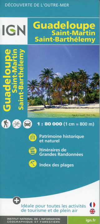 Printed items Guadeloupe 1 : 80 000 