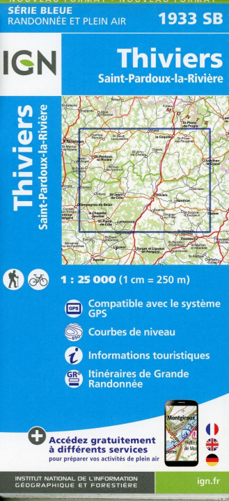 Drucksachen Thiviers-St-Pardoux-la-Rivi?re 1:25 000 